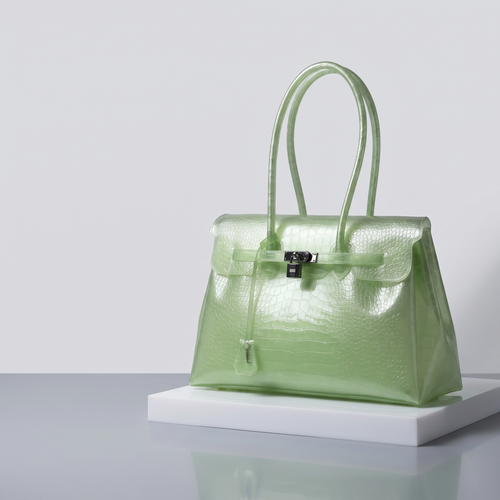 (NEW) Croco Jelly Bag – Jade